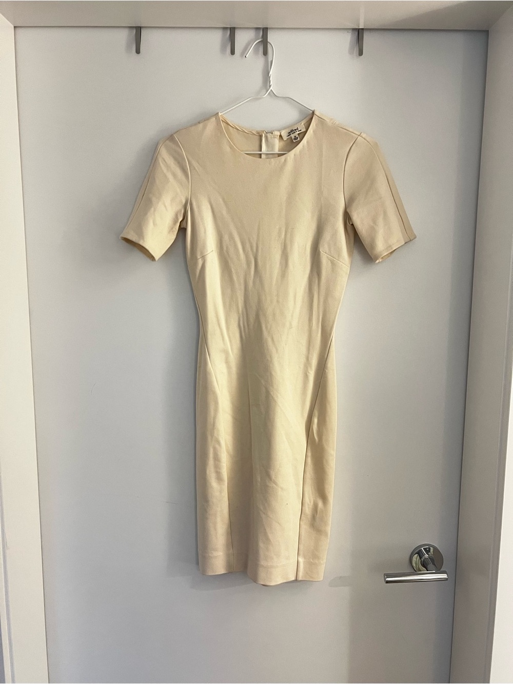 Wilfred Cream Short-Sleeve Dress